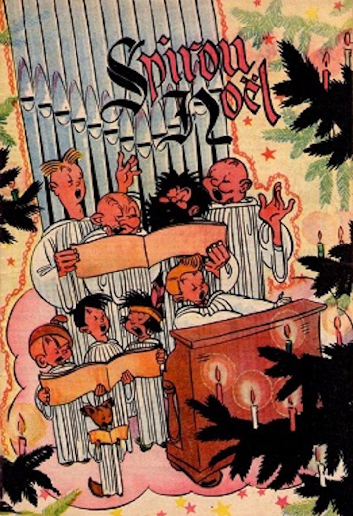 Franquin, Peyo, Will... Les contes de Noël de l'âge d'or du Journal Spirou (1955-1969) à glisser sous le sapin 