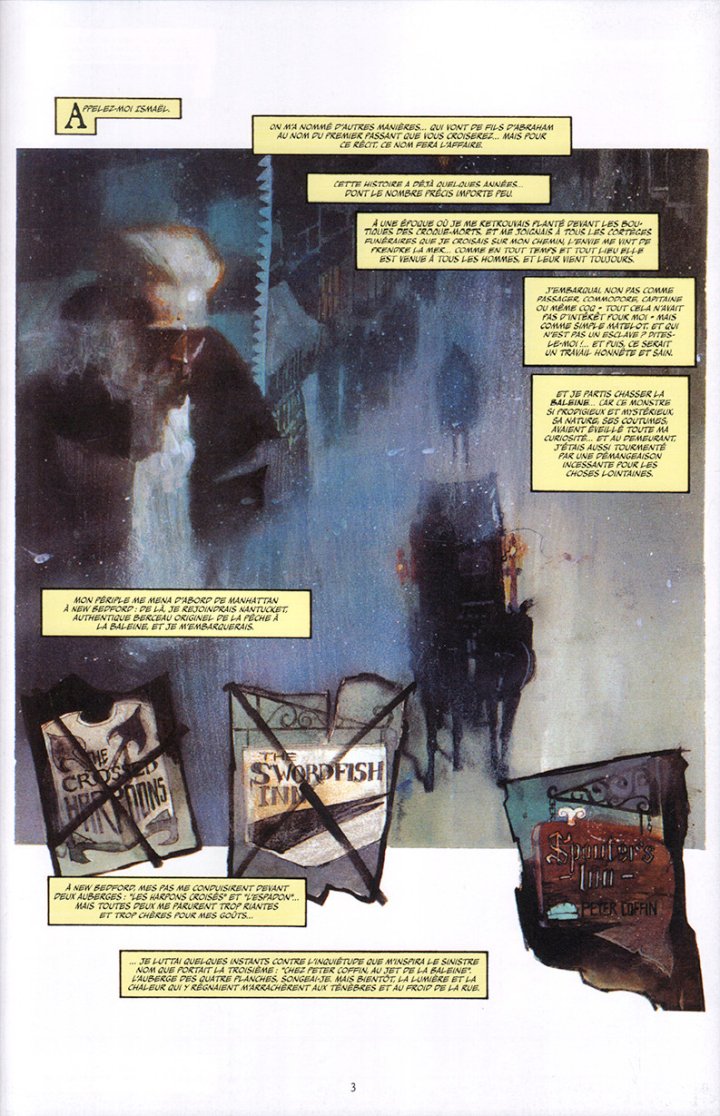 Moby Dick - Par Bill Sienkiewicz & Dan Chichester - D'après l'œuvre originale d'Herman Melville - Delcourt Comics