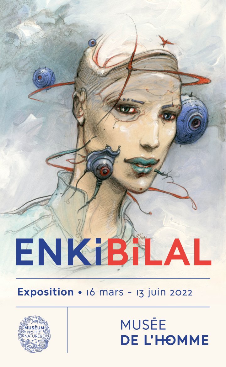 Le Musée de l'Homme donne carte blanche à Enki Bilal pour sa prochaine expo en 2022