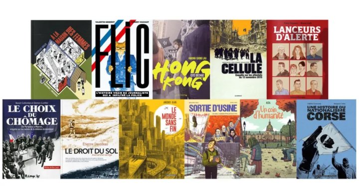 Prix ​​France Info de la BD d'actualité et de reportage 2021 : quels sont les 11 albums nominés ?