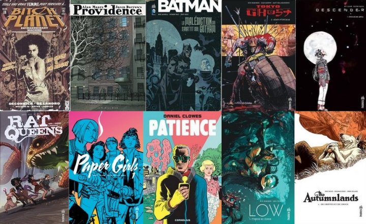 Comics : les tops de la rédaction d'ActuaBD