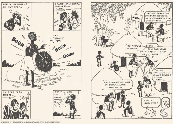 Le polémique «Tintin au Congo» reprend des couleurs - Le Parisien
