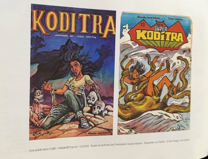 Catalogue de l'exposition L'aventure des Fumetti malgaches, sur l'âge d'or de la BD à Madagascar.