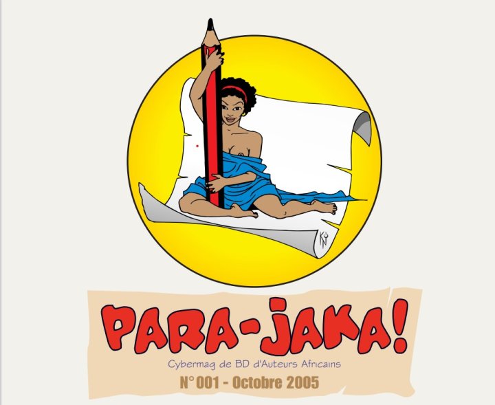Page introductive de la revue numérique équato-guinéenne Para-Jaka !
