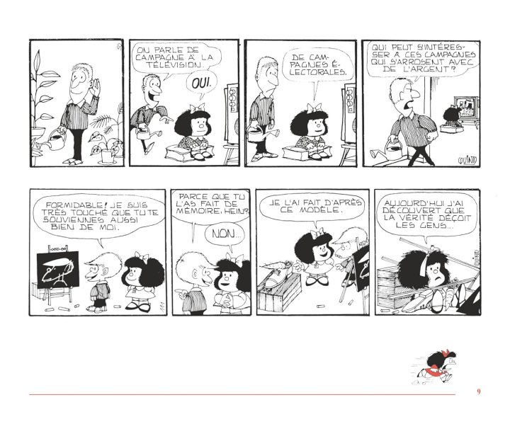 Pour la Saint-Valentin : Mafalda et l'Amour – Par Quino – Ed. Glénat