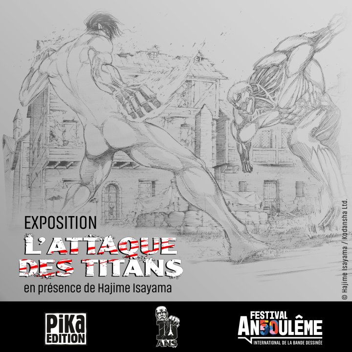 Festival d'Angoulême 2023 : « l'Attaque des titans », une exposition grandeur nature