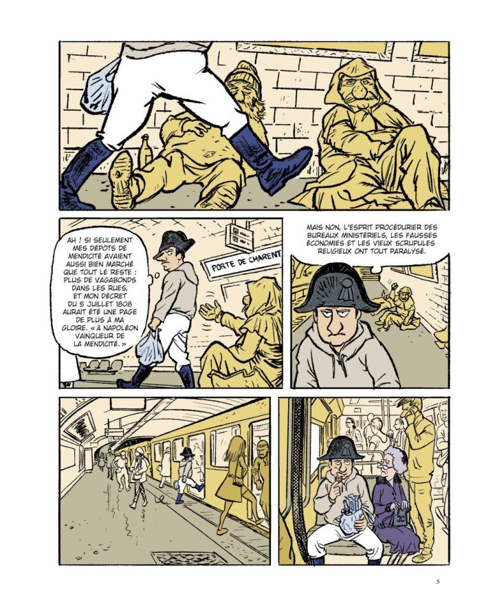 Histoire dessinée de la France. T. 14 La Folie Napoléon - Par Aurélien Lignereux et Krassinsky - La Découverte/La Revue dessinée
