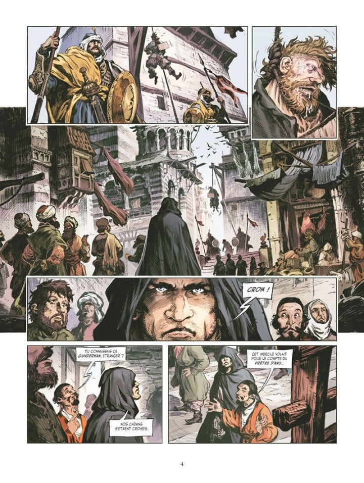 Conan le Cimmérien T. 10 : La Maison aux trois bandits - Par Patrice Louinet & Paolo Martinello, d'après l'œuvre de Robert E. Howard - Glénat