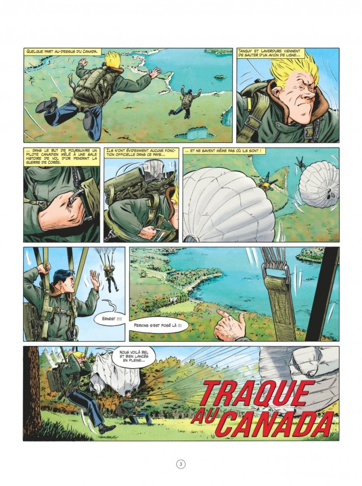 Une aventure « Classic » de Tanguy & Laverdure, T. 6 : Traque au Canada – Par Patrice Buendia et Matthieu Durand – Ed. Dargaud-Zéphyr